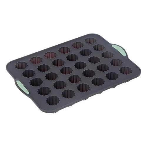 Moule À Cannelés - Silicone - 24 Empreintes - Rose - Compatible Congélateur - Anti-Adhésif