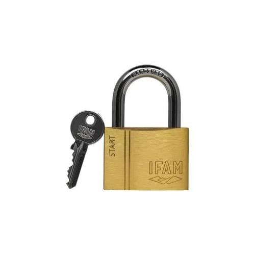 Cadenas à Arc Normal 50mm Sr50 075000sr Ifam - GENERIQUE - Cadenas - Acier trempé et chromé - A clé