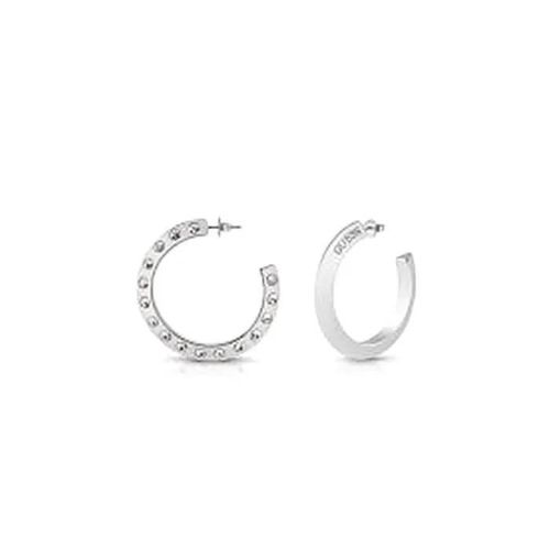 Boucles D'oreilles - Guess - Jube01489jwrht-U - Acier Inoxydable - Argent - Oxyde De Zirconium