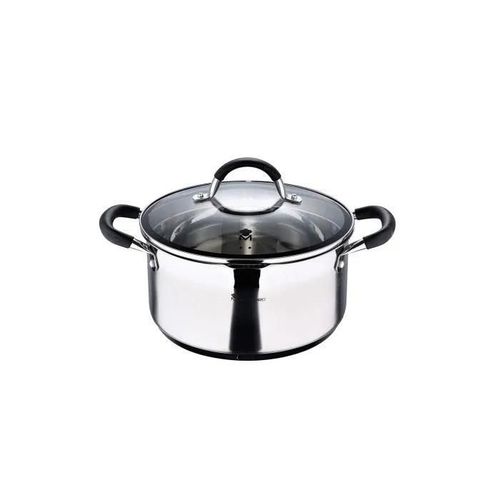 Generique - Pot Ø24x12cm 5l Inox Avec Couvercle Foodies Bgmp-1502-Bk Masterpro