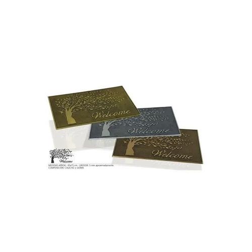 Generique - Paillasson En Caoutchouc Arbre De Bienvenue Couleurs Assorties 75x45xm Hidalgo. - Hidalgo