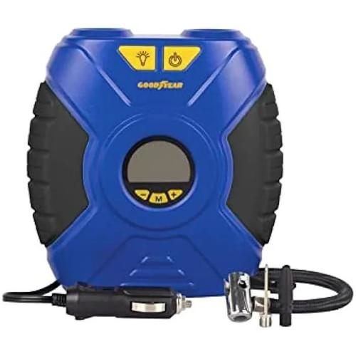 Goodyear Compresseur Numérique 90 Psi 10 Amp Avec Connecteur 12v Gonflage Rapide En 6,5 Minutes.