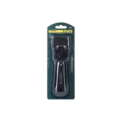 Grattoir Métallique Premium C801 Mota - GENERIQUE - Blanc - Manche Ergonomique - Lame de Rechange