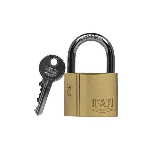 Cadenas à Arc Normal 40mm Sr40 074000sr Ifam - GENERIQUE - Cadenas - Acier trempé et chrome - A clé - 2 clés