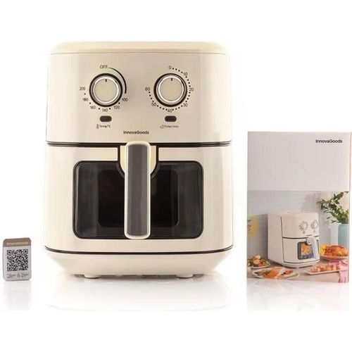 Friteuse à Air 6,5L - Air Fryer Couleur Crème | InnovaGoods