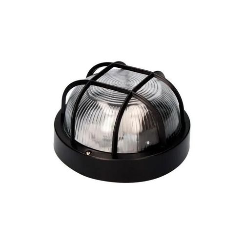 Applique Murale Noire Ip54 1xe27 40w Ø18,5x10,4cm - Generique - Modèle Tarragone