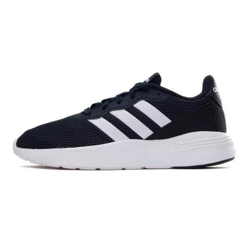 Chaussures De Running Adidas Nebzed Blanc Et Bleu Marine Pour Homme