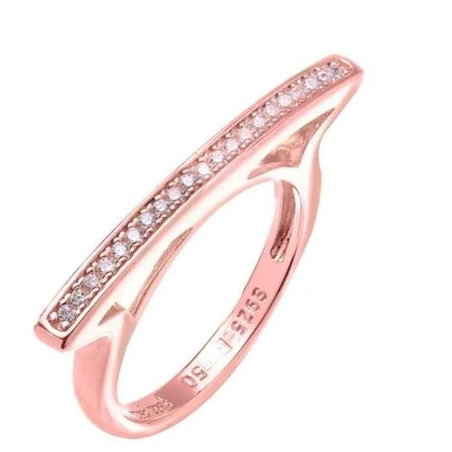 Bague - Folli Follie - 3r17s012rc - Acier Inoxydable - Rose - Taille 10