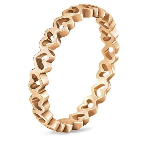 Bague En Acier Inoxydable Pour Femme - Folli Follie - 1r14t003r - Rose - Taille 56