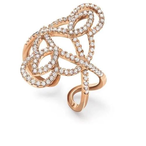 Bague Femme - Folli Follie - 3r15s077rc - Acier - Oxyde De Zirconium - Rose