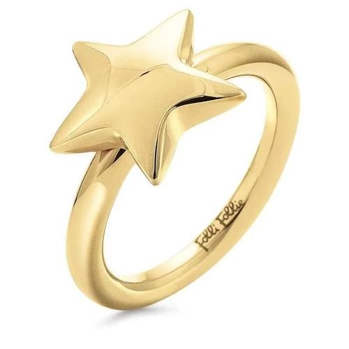 Bague - Folli Follie - 1r17t015y - Acier Inoxydable - Doré - Taille 56