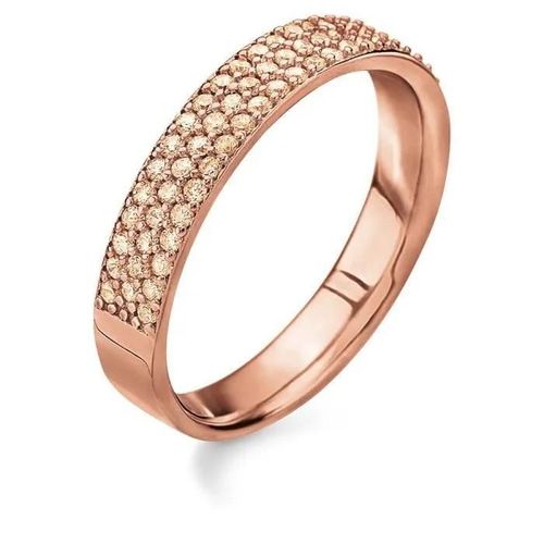 Bague En Acier Inoxydable Pour Femme - Folli Follie - 3r16s036rs - Rose - Taille 52