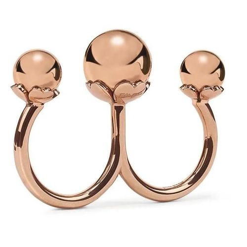 Bague En Acier Inoxydable Pour Femme - Folli Follie - 1r16t014r - Rose - Taille 54