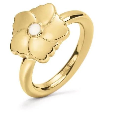 Bague - Folli Follie - 3r19t010yw-52 - Acier Inoxydable - Doré - Femme