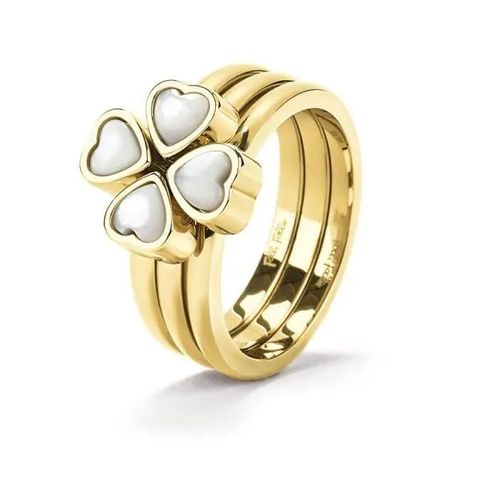 Bague - Folli Follie - 2r19t001yw - Acier Inoxydable - Doré - Taille 54