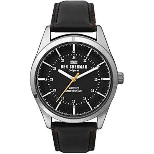 Montre - Ben Sherman - Spitalfields Outdoor - Bracelet En Cuir - Etanche 3 Atm - Mouvement Quartz