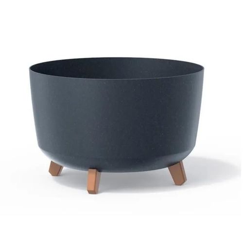 Pot À Fleurs Prosperplast Gracia Standard Eco Wood Dgrl400w-S433w Couleur Eco Anthracite, 21,5l