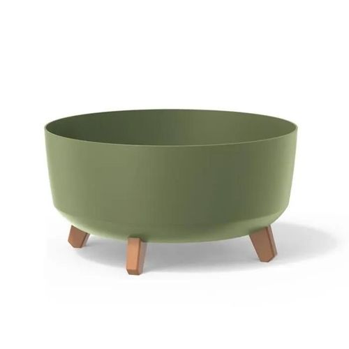 Pot De Fleurs Prosperplast Gracia Low Dgrl400l-5615c Vert 14,3l