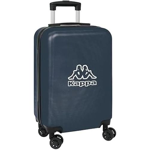 Valise à roulettes Kappa Dark Navy - SAFTA - Trolley de cabine 20 pouces - Cadenas TSA - Légère
