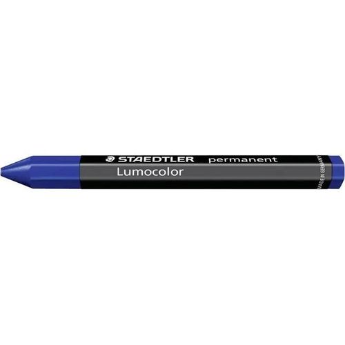 Crayon Permanent - Staedtler - Lumocolor Omnigraph 236 - Pack De 12 - Couleur Bleue - Indélébile