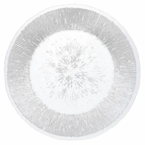 Assiette Plate Quid Lonja Transparent Verre (Ø 32,7 Cm) (6 Unités) (Pack 6x)