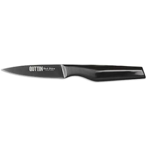 Couteau Éplucheur Quttin Black Edition 10,5 Cm En Acier Inoxydable - Design Ergonomique Et Précis