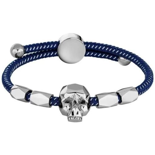 Bracelet Homme Police Jewels Konso Pj.26554bln02. Bleu. Argent. Acier Inoxydable. Autre Fermoir.