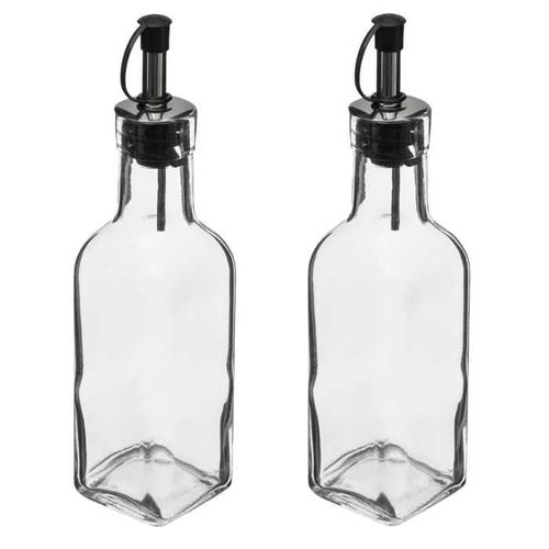 5five - 2 Bouteilles Huile Vinaigre Verre 0,16l