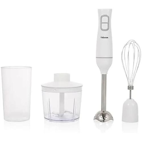 Mixeur plongeant TRISTAR - 350W - Accessoires polyvalents - Pièces résistant au lave-vaisselle