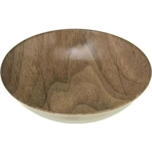 Assiette Creuse - Mood - Diam. 20 Cm - Faïence - Marron - Compatible Lave-Vaisselle