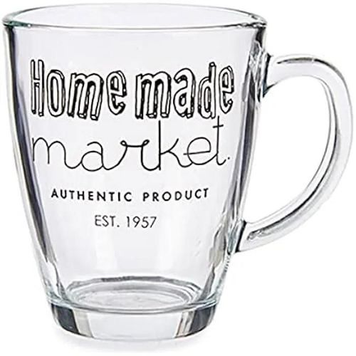Mug En Verre Vivalto - Transparent - 320 Ml - Lot De 6