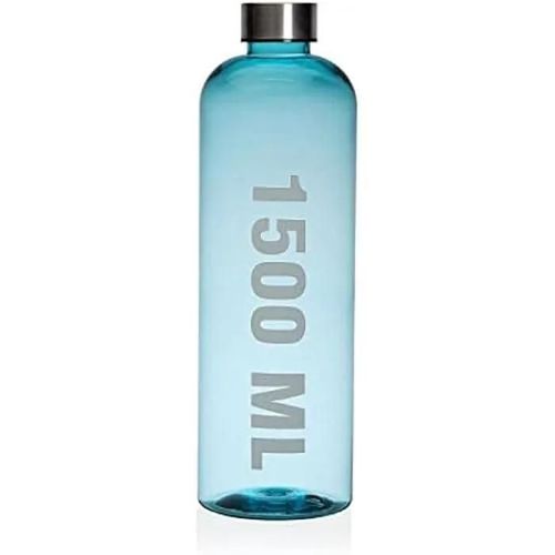 Bouteille D'eau - Versa - Versa Bouteille, Bleu, Standard - Capacité 1,5 Litres - Acier Et Polystyrène
