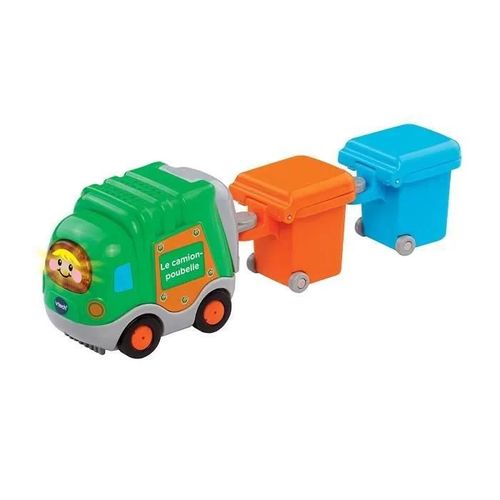 Véhicule Tut Tut Bolides Avec Remorque - Vtech - Joël Le Camion Poubelle - Parlant Et Musical - Mixte