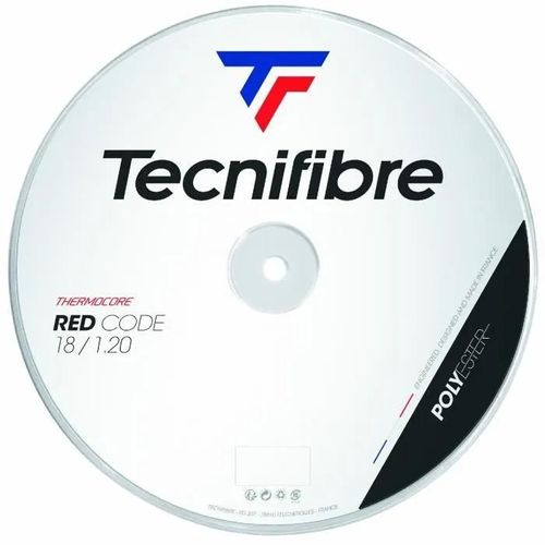Cordage De Tennis - Tecnifibre - Red Code - 200 M - 1,25 Mm - Co-Polyester Rouge