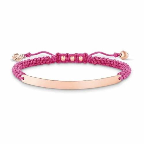 Bracelet Femme Argent Thomas Sabo - Lba0065-597-9-L21v - Rose Et Or Rose