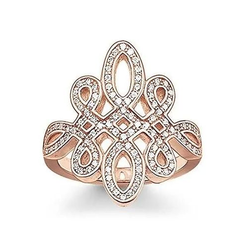 Bague - Thomas Sabo - Tr1974-416-14 - Or Rose - Argent - 17,2 Mm