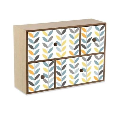 boîte à bijoux versa erin 11 x 32 x 32 cm bois mdf