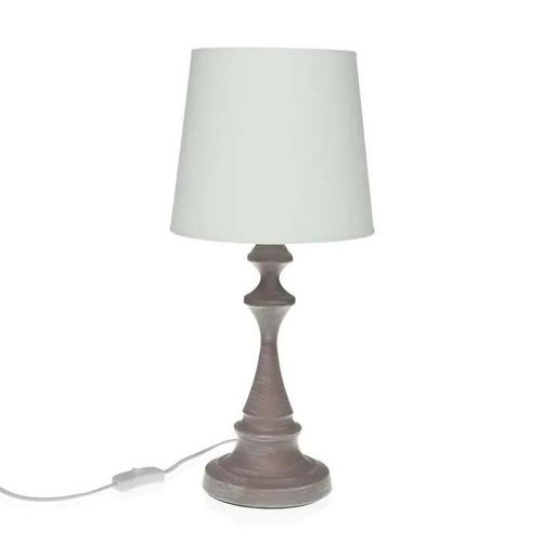 Lampe De Bureau Versa Gene Argentée 23 X 49 Cm Métal