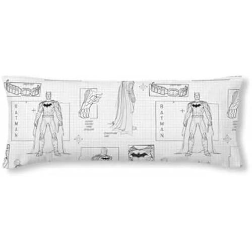 Funda De Almohada 100% Algodón Modèle Batman Features De 105 Cm - Bl Belum - Noir - Mixte