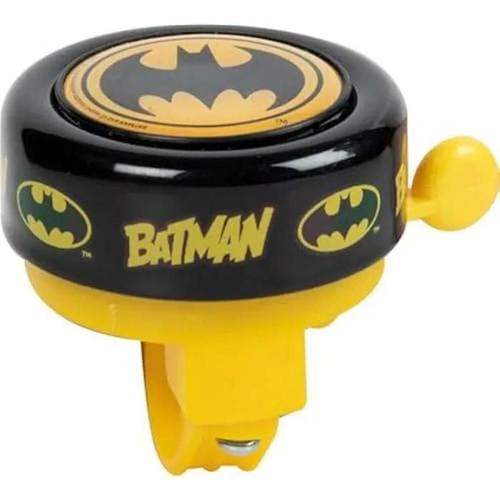 Sonnette Vélo Métal Enfant Batman Noir Jaune Superhéros Homme Chauvesouris