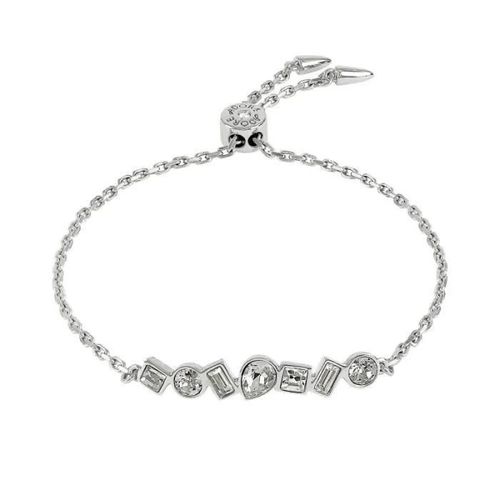 Bracelet - Swarovski - Adore - Métal Rhodié Blanc - Cristaux Swarovski - Longueur Réglable 15-22 Cm