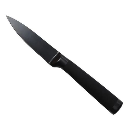 Bergner Black Blade Couteau Éplucheur, Acier Inoxydable, Noir