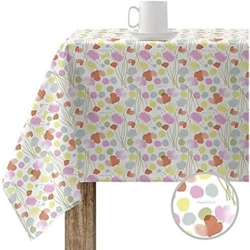 Nappe En Résine Anti-Taches Masterchef - Belum - 140 X 140 Cm - 100% Coton - Nappe Non-Toile Cirée