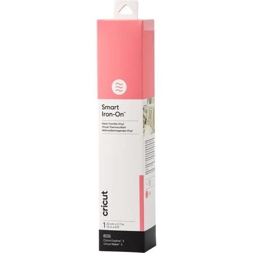 Vinyle Thermocollant Cricut « Smart Iron-On », 33 X 270 Cm Rose Fuchsia