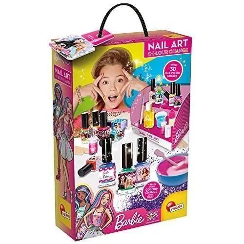 Lisciani Jeux Set Barbie Nail Art Color Change Liscianigiochi 97982