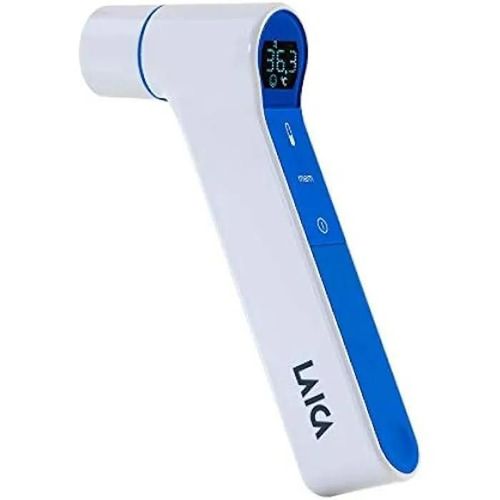 Laica Th1004 Thermomètre À Infrarouge Et Frontal, Fonction Non Contact, Indiqué Pour La Mesure Des Enfants