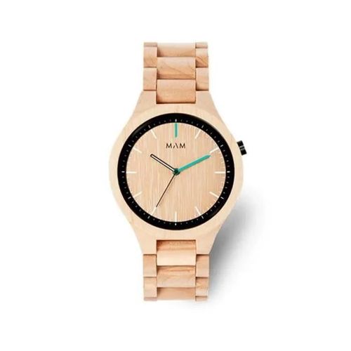 Montre - Mam - Mam698 - Ø 40 Mm - Cuir Marron - Imperméabilité 3 Atm