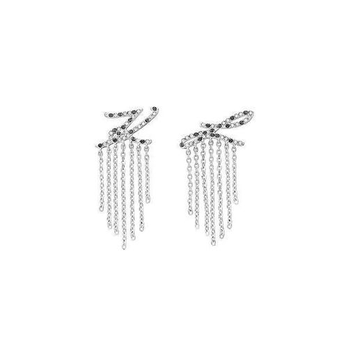 Pendientes - Karl Lagerfeld - Klassic Karl - Argent - Femme - Oxyde De Zirconium