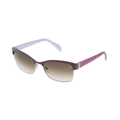 Lunettes De Soleil - Tous - Sto308-580sdt - Lila Bordeaux - Acétate - Tendance