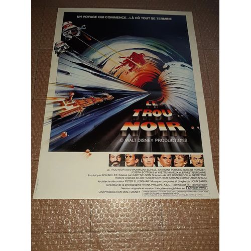 Affiche De Cinéma Le Trou Noir 40x60 Cm Disney